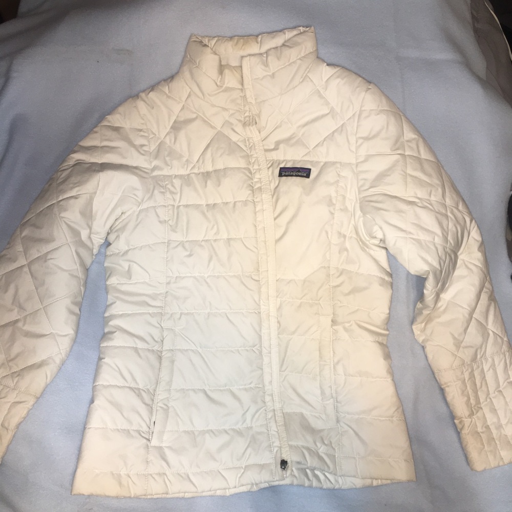 Patagonia white coat girls XL 14